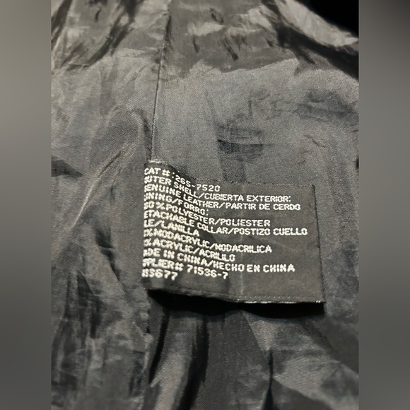 Jacqueline Ferrar Women's Black Leather Jacket - Picture 7 of 8